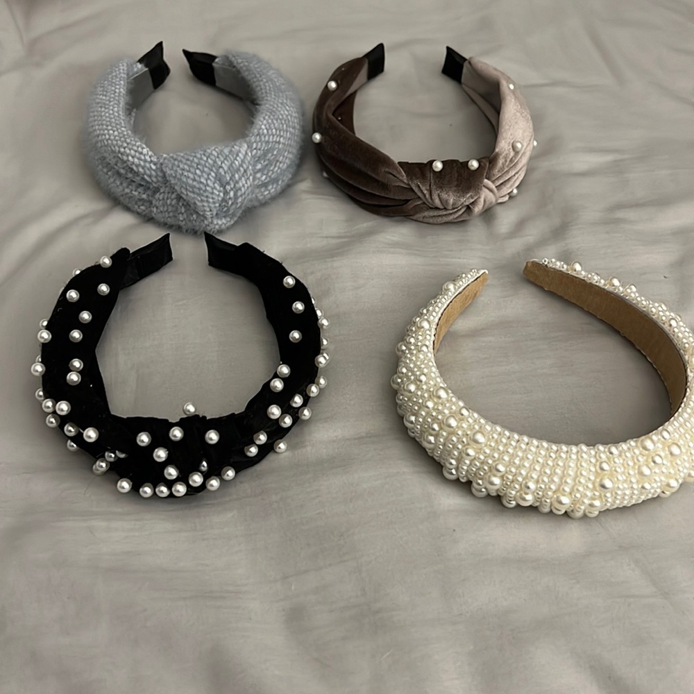 Set of four headbands